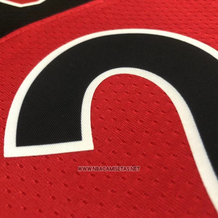 Camiseta Toronto Raptors Kawhi Leonard NO 2 Icon 2022-23 Rojo